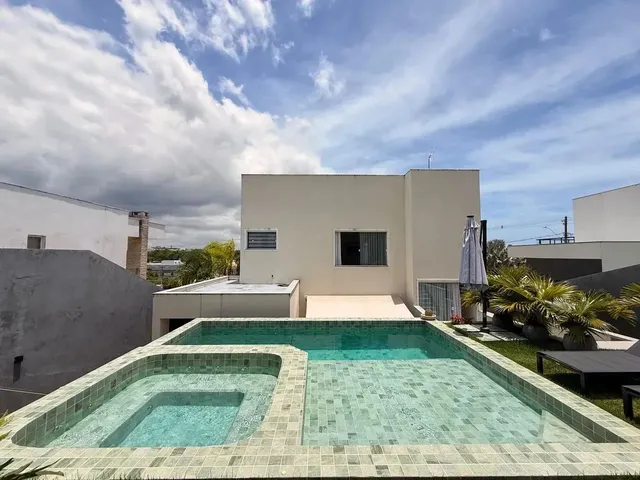 Imagem 6: Espetáculo de Casa Alto Padrão 4 Suítes e Escritório Totalmente Mobiliada Piscina