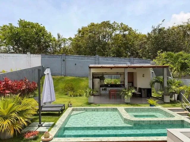 Imagem 10: Espetáculo de Casa Alto Padrão 4 Suítes e Escritório Totalmente Mobiliada Piscina