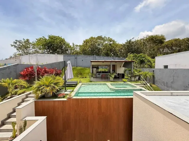 Imagem 4: Espetáculo de Casa Alto Padrão 4 Suítes e Escritório Totalmente Mobiliada Piscina
