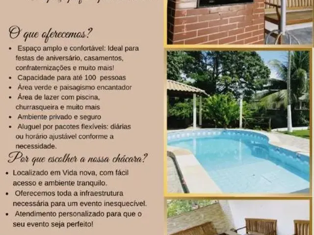Imagem: Alugo Espaço para Eventos