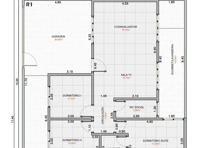 Imagem 8: Casa (Nova) em Construção À Venda - 3 Dormitórios (1 Suíte) 2 Vagas -Jardim Iolanda