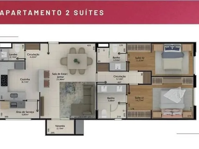 Imagem 5: Apartamento À Venda em Melo com 93M²