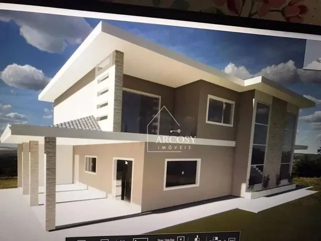Imagem: A casa em condomínio possui 4 Dormitórios, 3 Suítes, 4