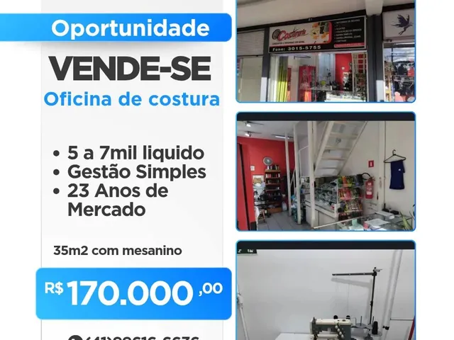 Imagem: Torro Loja de Costura Rentável 5 a 7K Mês