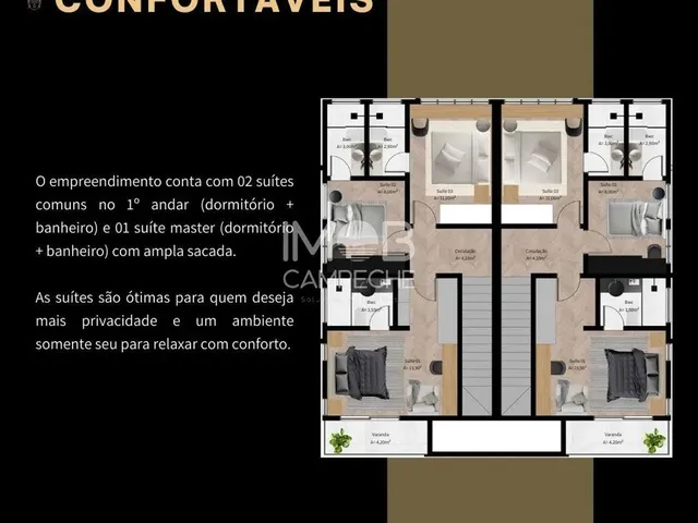 Imagem 8: Casa com 3 Suítes, 213M² À Venda no Campeche