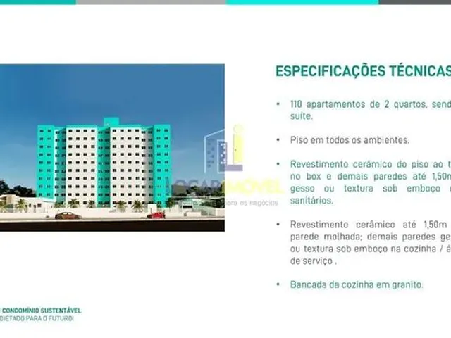 Imagem 11: Apartamento 5º Andar de 2 Quartos 1 Suíte, com Elevadores em Condomínio com Lazer