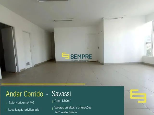 Imagem: Andar Corrido para Alugar na Savassi em