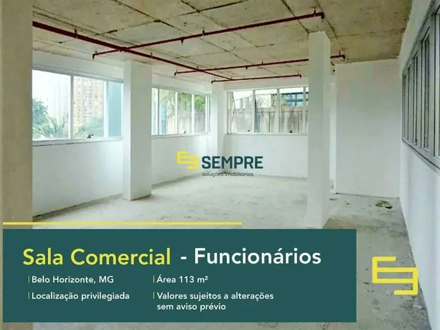 Imagem 1: Venda de Sala Comercial com Vaga no Funcionários