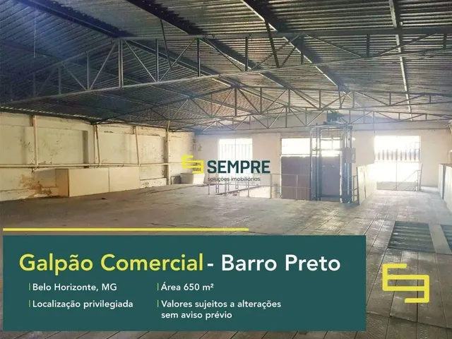 Imagem: Galpão para Vender no Barro Preto em Bh