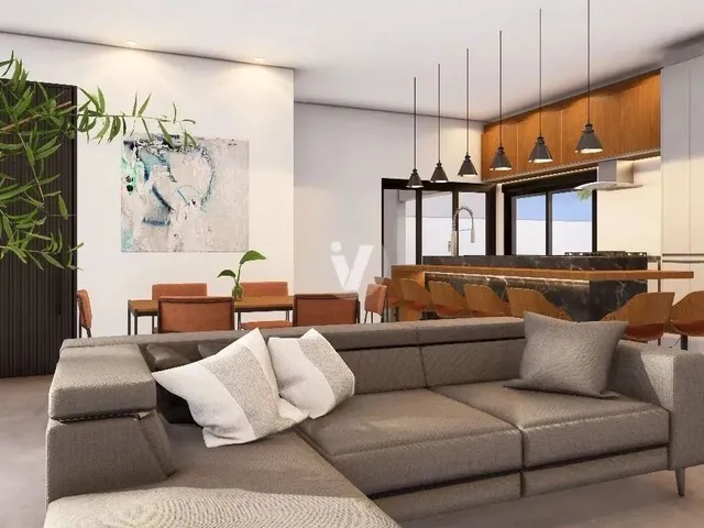 Imagem 12: Casa Nova com 3 Dormitórios(Uma Suíte com Closet), 3 Banheiros e Gourmet com Chu