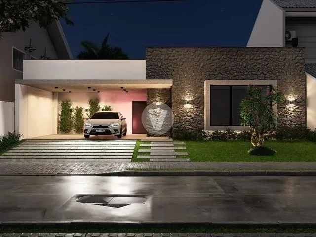 Imagem 7: Casa Nova com 3 Dormitórios(Uma Suíte com Closet), 3 Banheiros e Gourmet com Chu