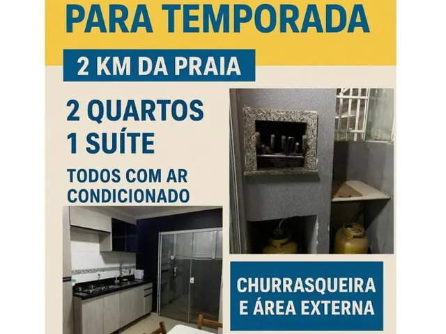 Imagem: Aluguel Temporada 2Km da Praia