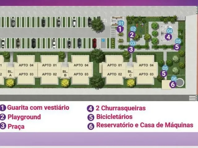 Imagem: Joeasilva - Ap de 3 Quartos de 61M² C/