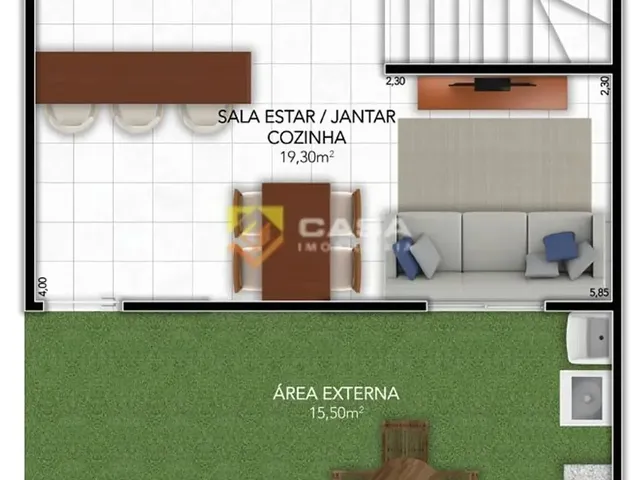 Imagem 10: Casa Duplex em Alterosas