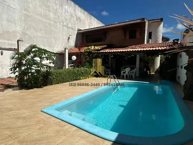 Imagem 1: Praia do Francês, Marechal Deodoro, Casa com 4/4 e Piscina