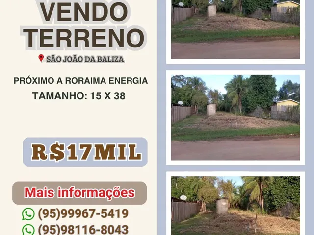 Imagem: Vende -Se Terreno em São João da Baliza