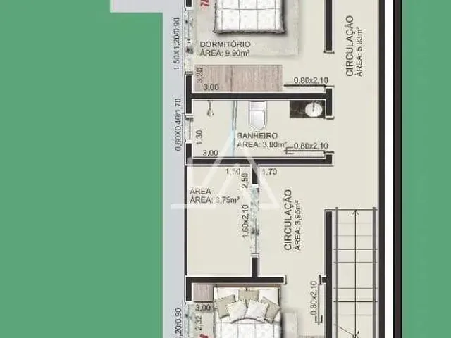Imagem 7: Sobrado Novo - 2 Dormitórios - 181 M²