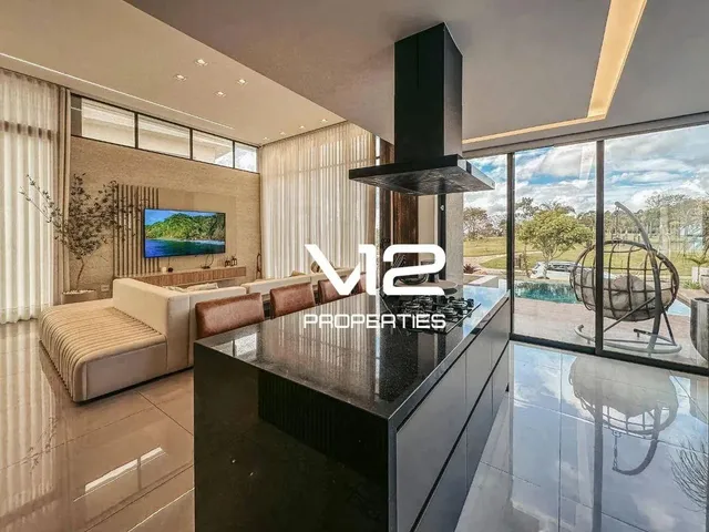 Imagem 2: Casa com 4, Sendo 3 Suítes Quartos para Alugar, 540 M² - Alphaville Lagoa dos Ingleses