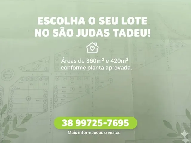 Imagem: Lotes a Venda - São Judas Tadeu