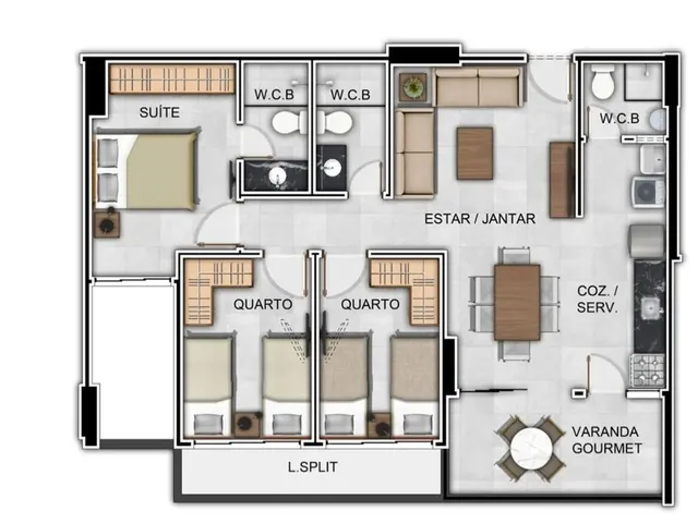 Imagem 15: Edifício Tulum 3 Quartos À Venda na Jatiúca Maceió/Al