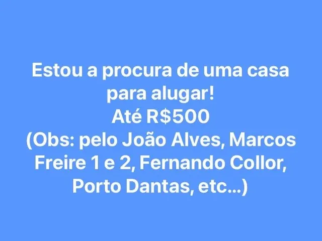 Imagem: Estou a Procura de Uma Casa