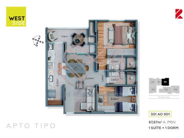 Imagem 12: Apartamento em São Francisco, Curitiba/PR
