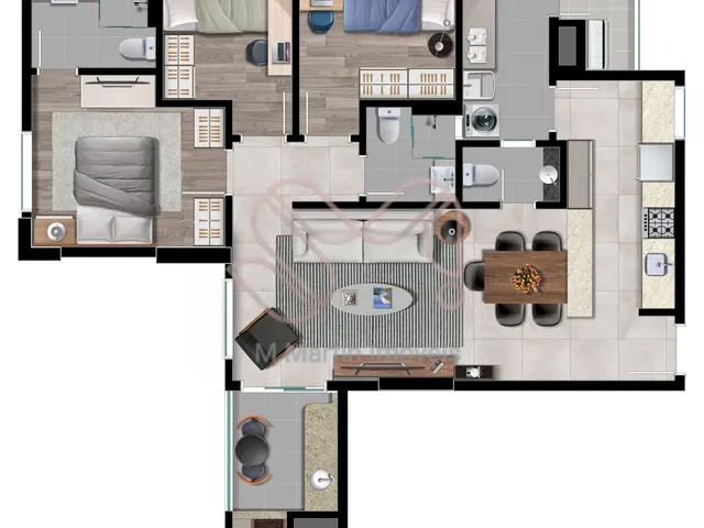 Imagem 8: Apartamento à venda no bairro Centro - Curitiba/PR
