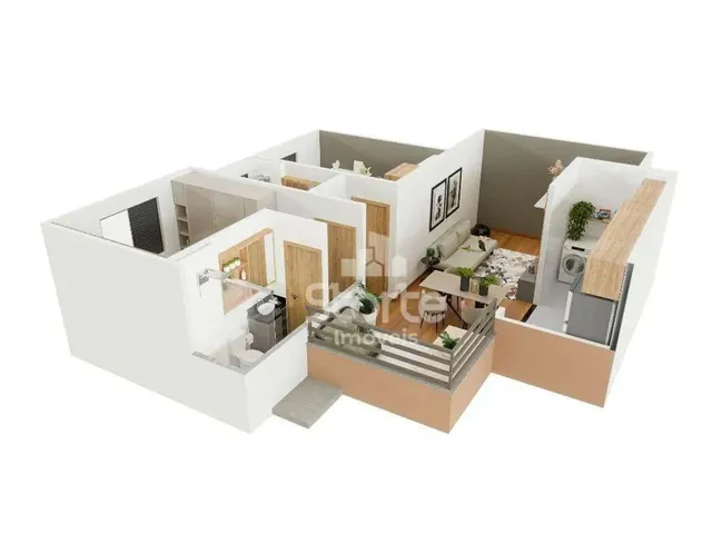 Imagem 7: Aptos de 56,9M² e 58,4M² (Tipos) &Amp;Amp;Amp; 82,2M² e 93,5M² (Térreos) À Venda Sendo A