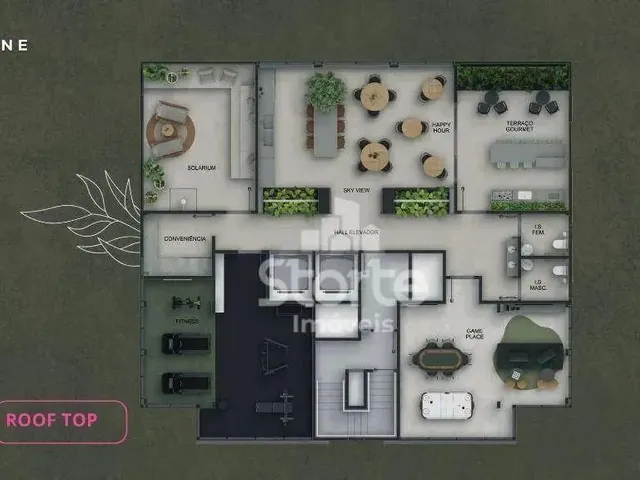 Imagem 9: Apartamento com 2 Suítes e Lavabo À Venda, 57,42M² e 60,63M² Sendo a Partir de R