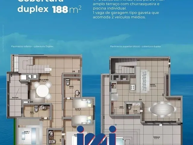 Imagem 2: Cobertura Duplex com 3 Suítes Próximo Ao Mar