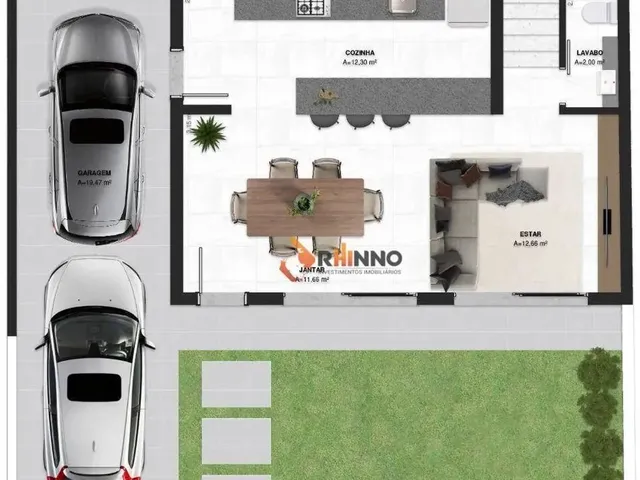 Imagem 4: Casa Triplex com 3 Suítes À Venda, 206 M² no Bairro Água Verde - Curitiba/Pr