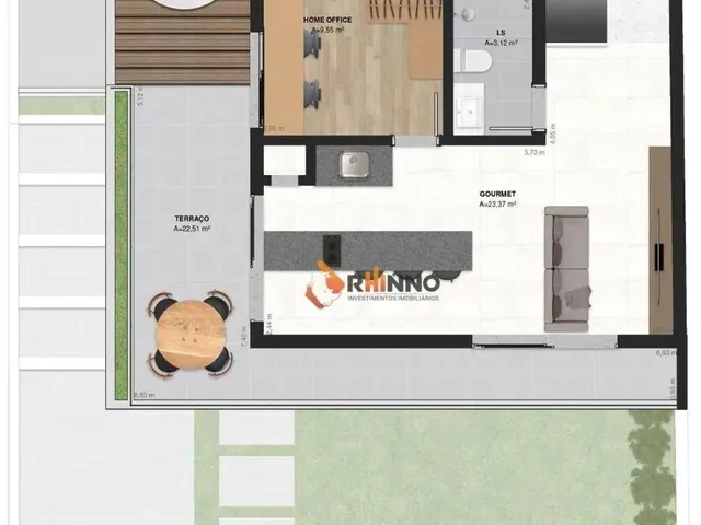 Imagem 10: Casa Triplex com 3 Suítes À Venda, 206 M² no Bairro Água Verde - Curitiba/Pr