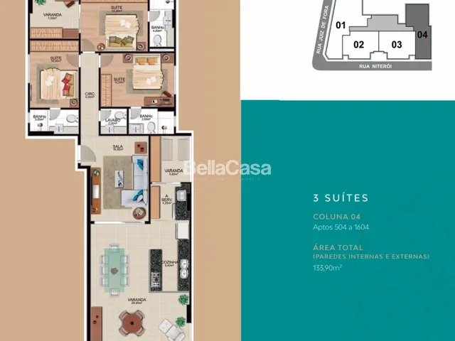 Imagem 3: Lançcamento Infinity Residence: Apartamentos de Alto Padrão na Praia do Morro em