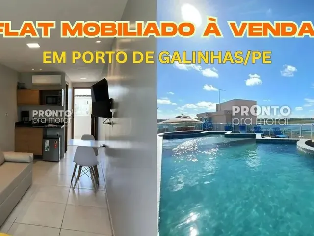 Imagem: Flat Mobiliado À Venda em Porto de Galinhas/Pe