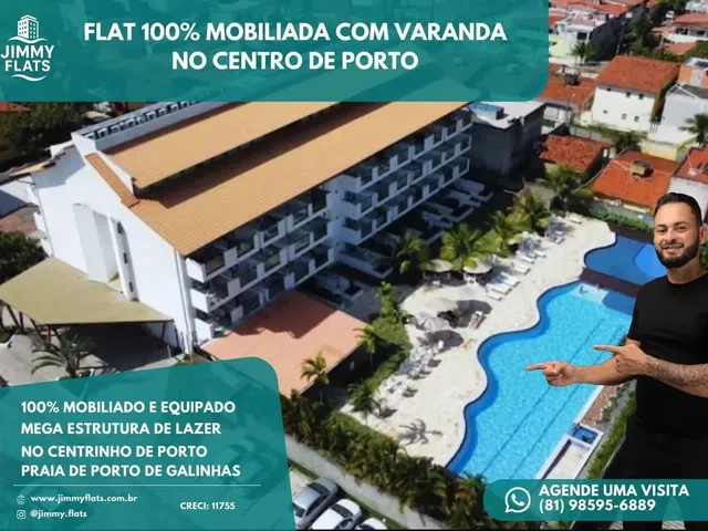 Imagem 1: Laguna Beach Flat - Flat no Centro de Porto 100% Mobiliado