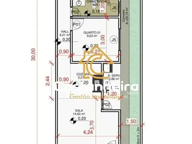 Imagem 3: Casa Nova 02 Quartos - santa Fé II