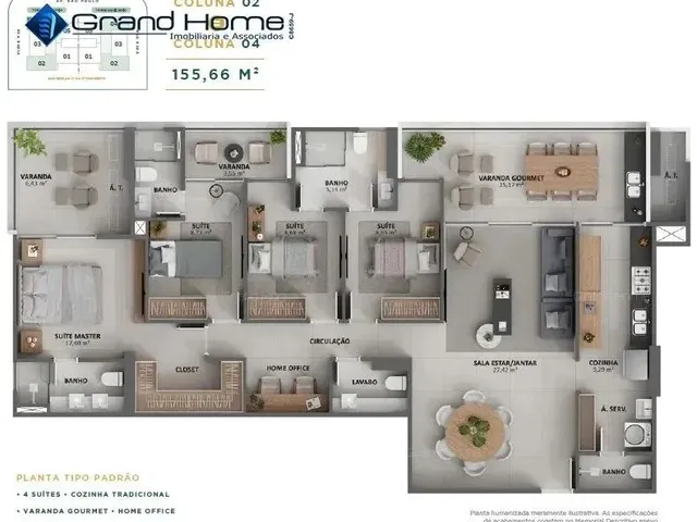Imagem 8: Apartamento 4 Quartos em Praia da Costa