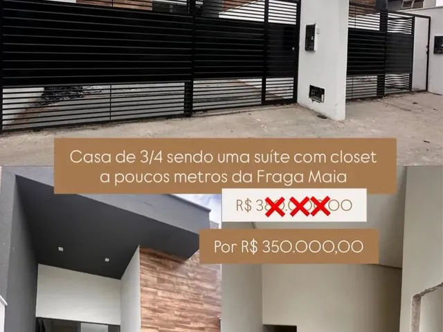 Imagem: Casa de 3/4 Sendo Uma Suíte, na Morada