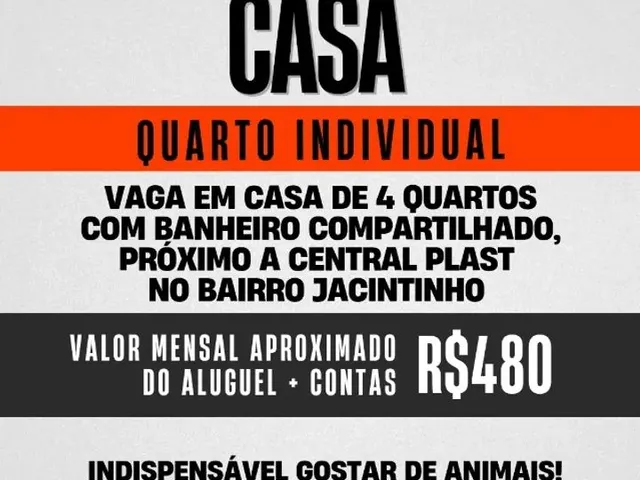 Imagem 1: Quarto para Mulheres