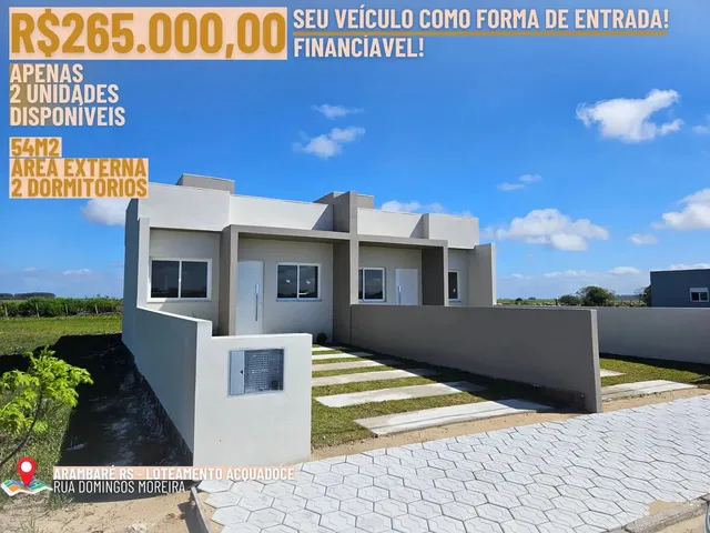 Imagem 1: Arambaré Barbada Casas Novas 2 Dormitórios