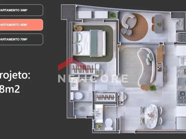 Imagem 8: Apartamento em Avenida Sônia Regina Guerra Nogaroli - Eurogarden - Maringá/Pr