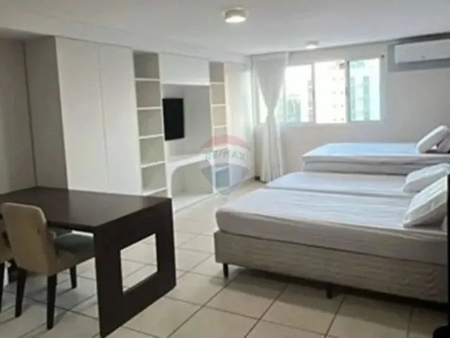 Imagem: Flat 40M² 100 Mobiliado À Beira-Mar de