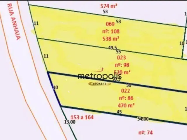 Imagem: Terreno À Venda, 520 M² por R$ 1.560.000,00