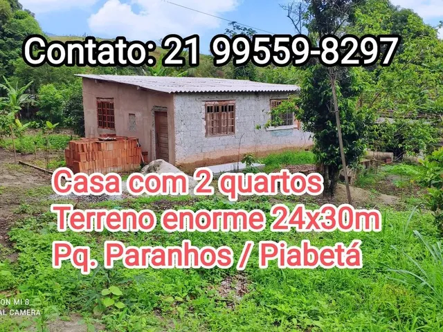 Imagem: 1 Casa com 2 Terrenos, 75 Mil, Pq. Paranhos