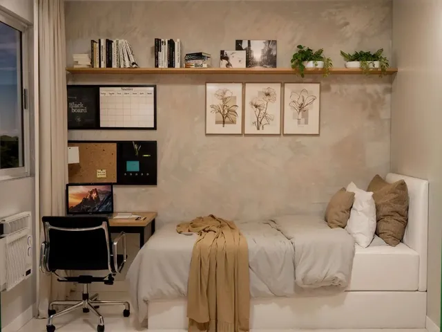 Imagem 2: Apartamento com Dois Quartos e Varanda