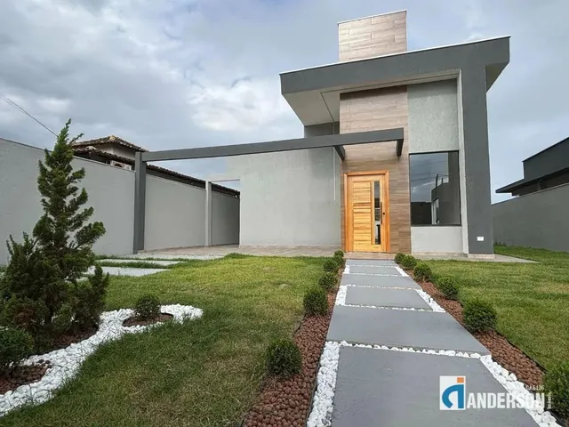 Imagem 1: Maravilhosa Casa Estilo Moderna com 3 Quartos (2 Suites) com Churrasqueira em Terreno de 4
