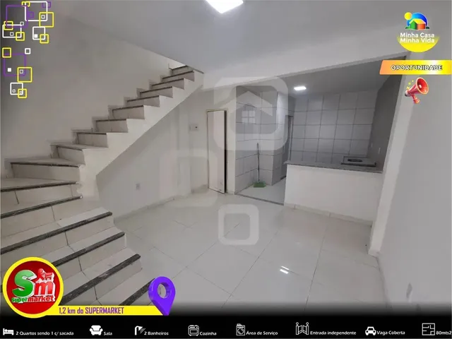 Imagem: Casa Independente, 2 Qts Sendo 1 com Varandão