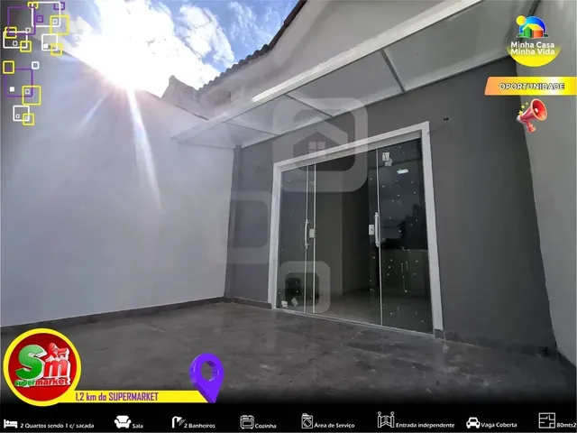 Imagem: Casa Independente, 2 Qts Sendo 1 com Varandão