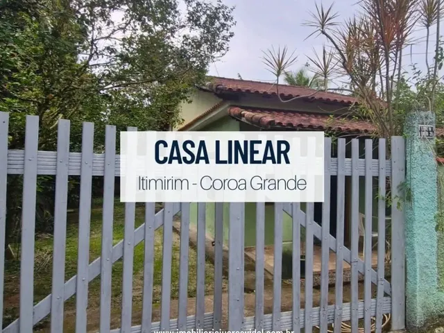 Imagem: Casa Linear com Muito Quintal em Coroa Grande