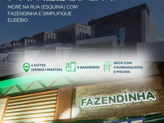 Imagem: Casas em Condomínio no Eusébio com 4 Suítes